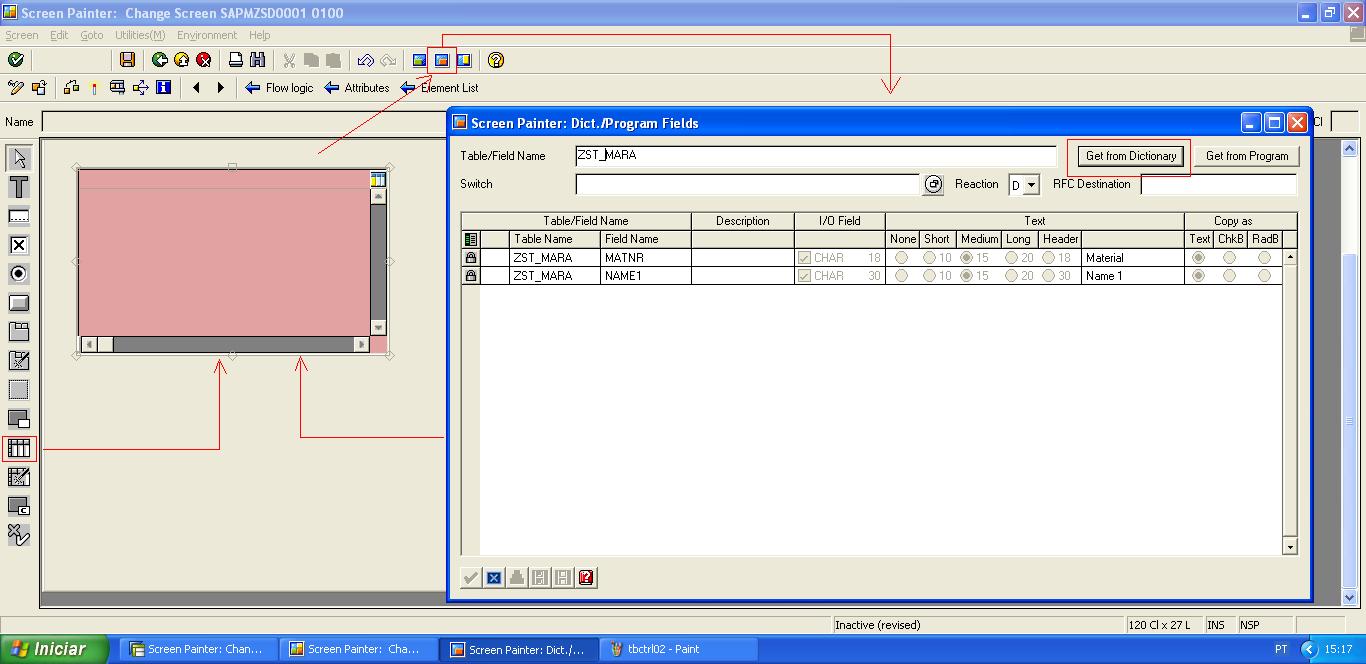ABAP Junior Module Pool Table Control