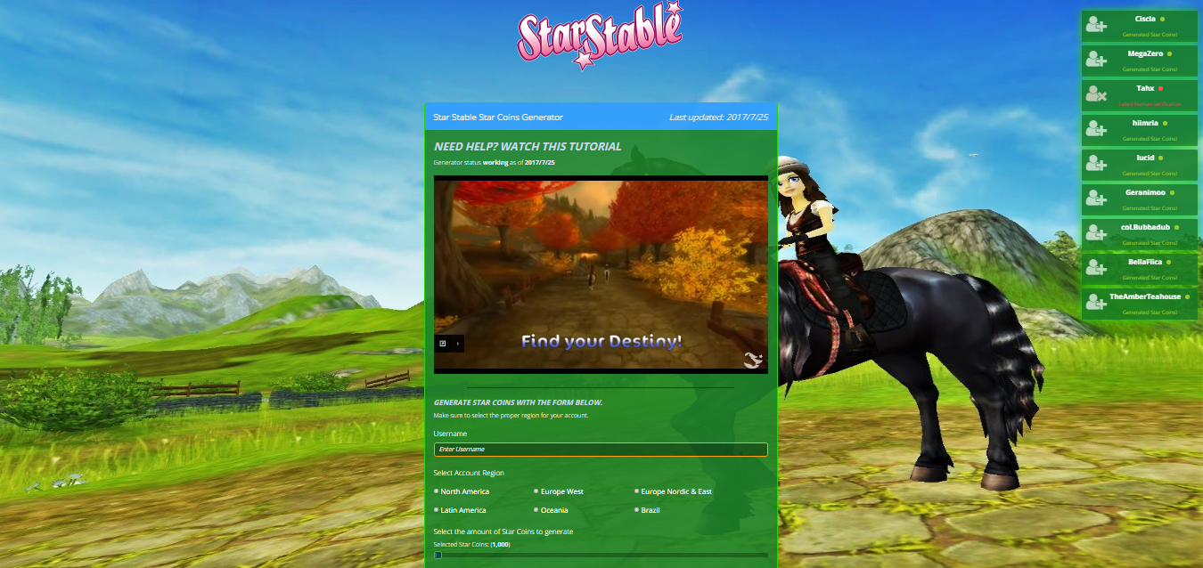 Star Stable Hack How To Hack Star Stable Hack Online Star Stable Hack How To Hack Star Stable Hack Online