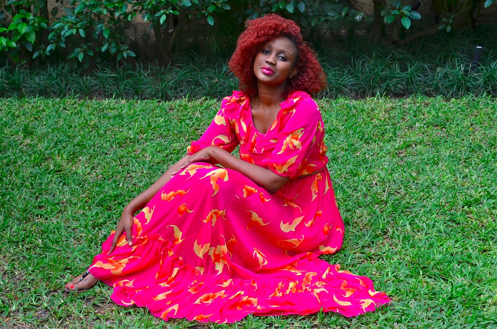 Kiki's Fashion Maxi dress available at Kiki's Fashion Boutique