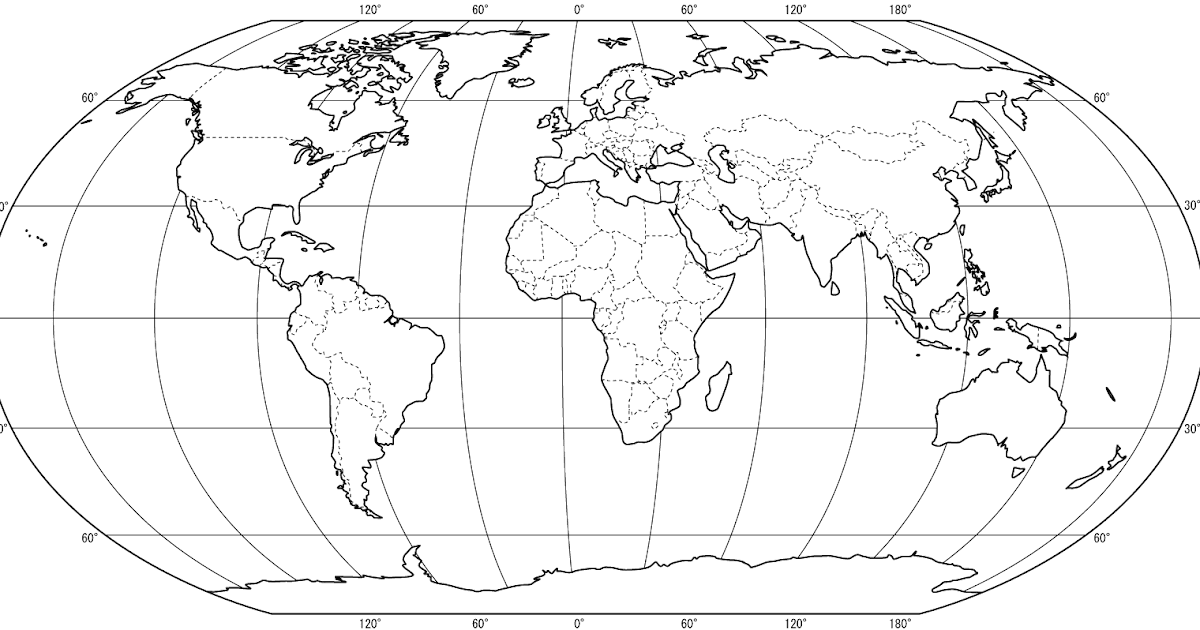 blank globe template