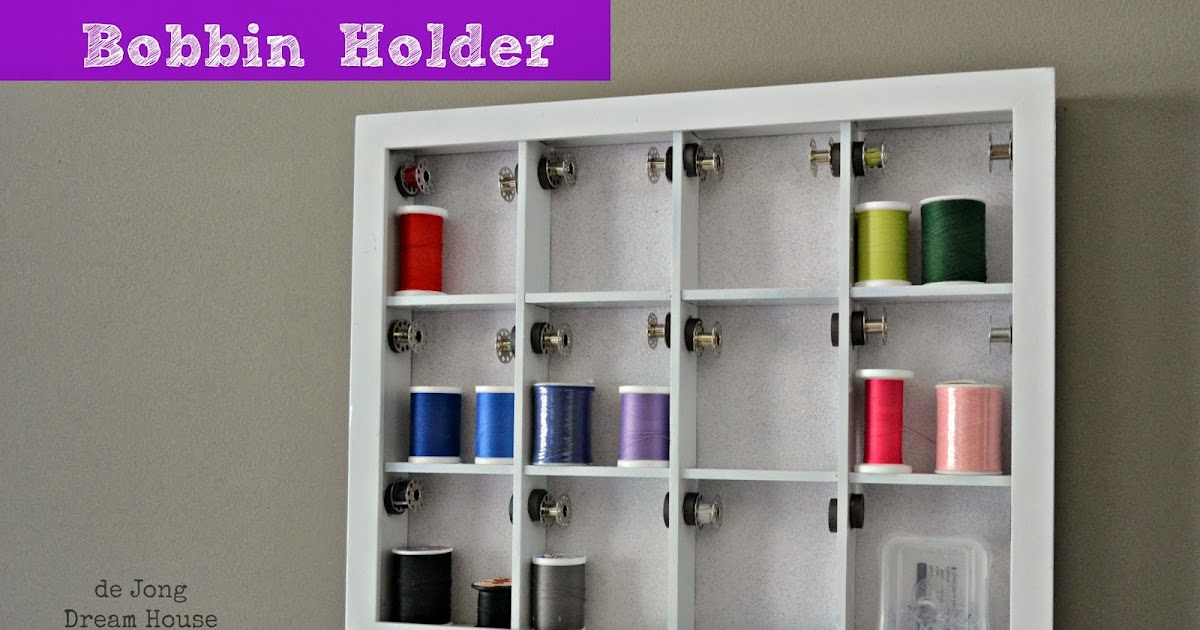 de Jong Dream House Updated Bobbin Holder for Plastic Bobbins