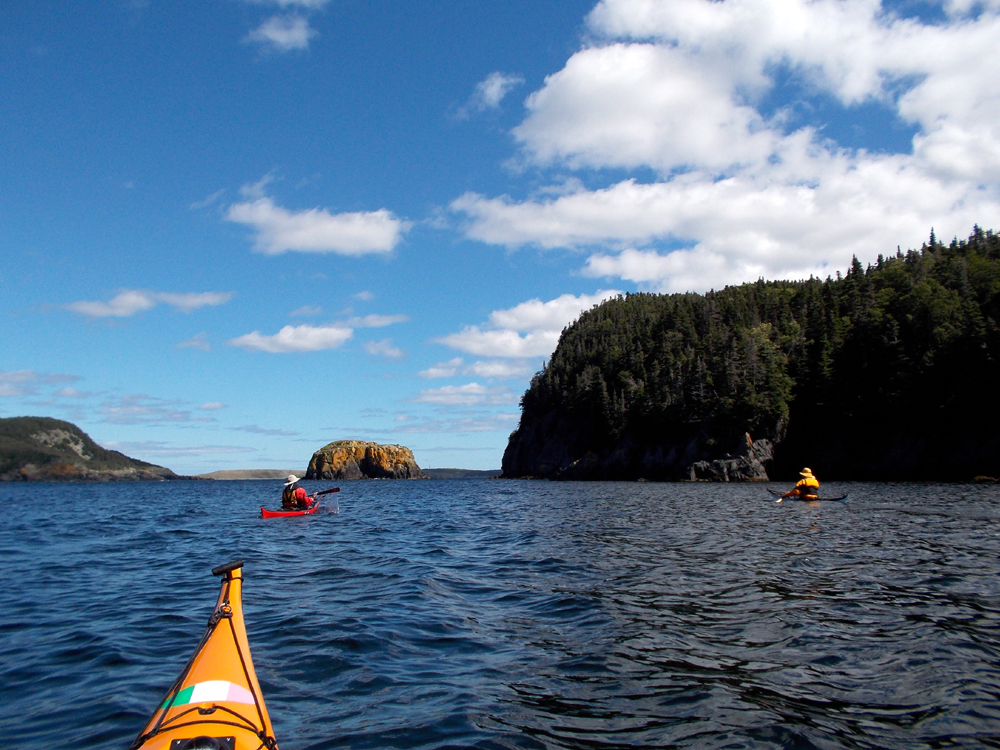 My Newfoundland Kayak Experience Club paddle in Aquaforte
