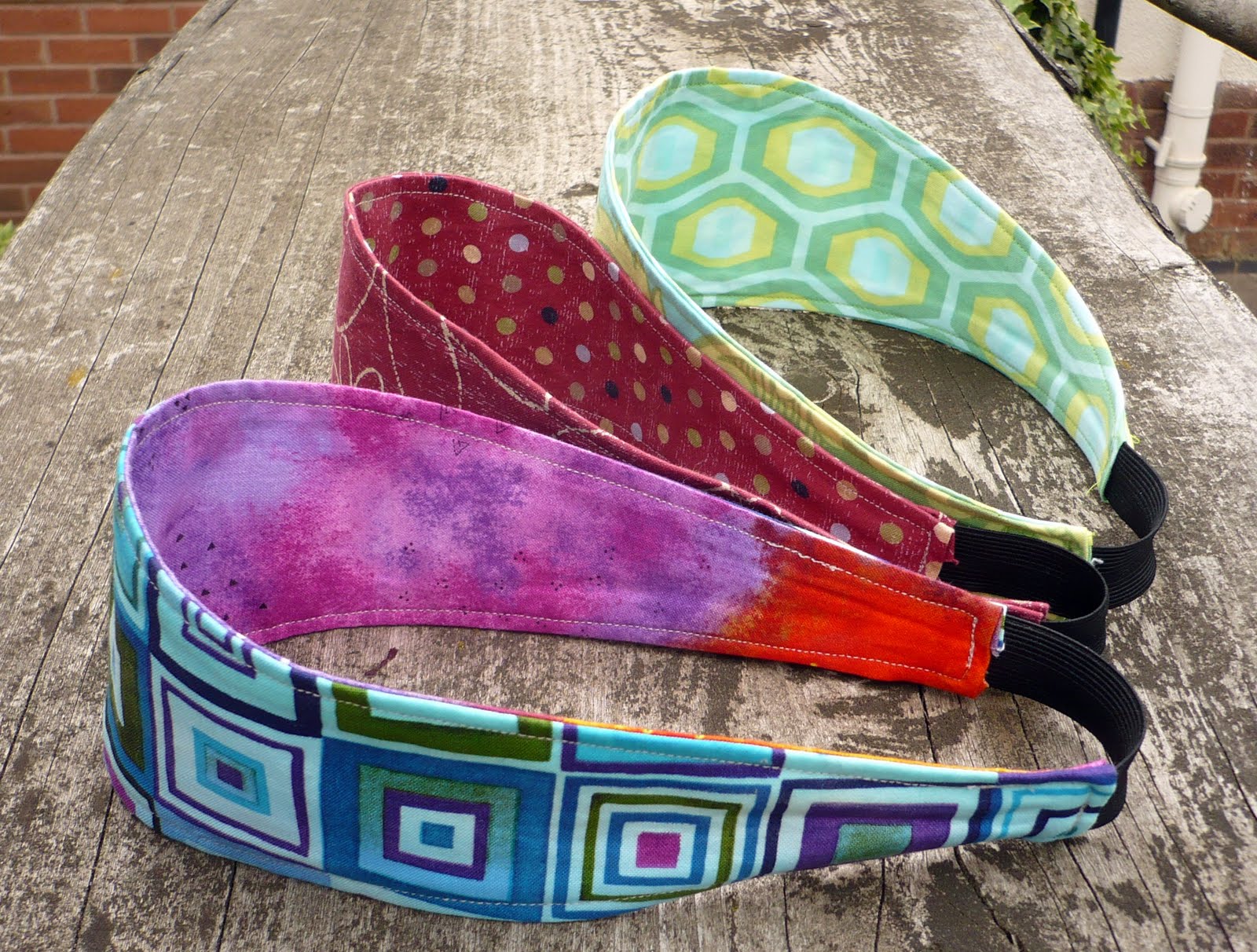 Stitched Together Double Sided Headband Pattern