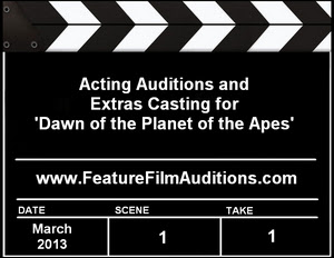 Dawn of the Planet of the Apes New Orleans Auditions