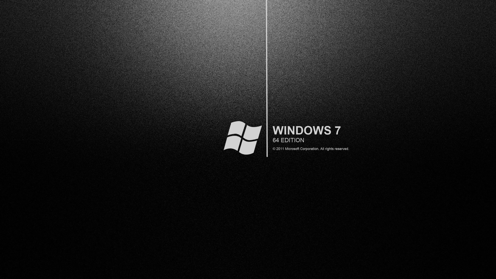 Windows 7 Negro Full HD en Fondos 1080