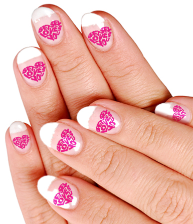 Pretty Girly Girl nail decals are super