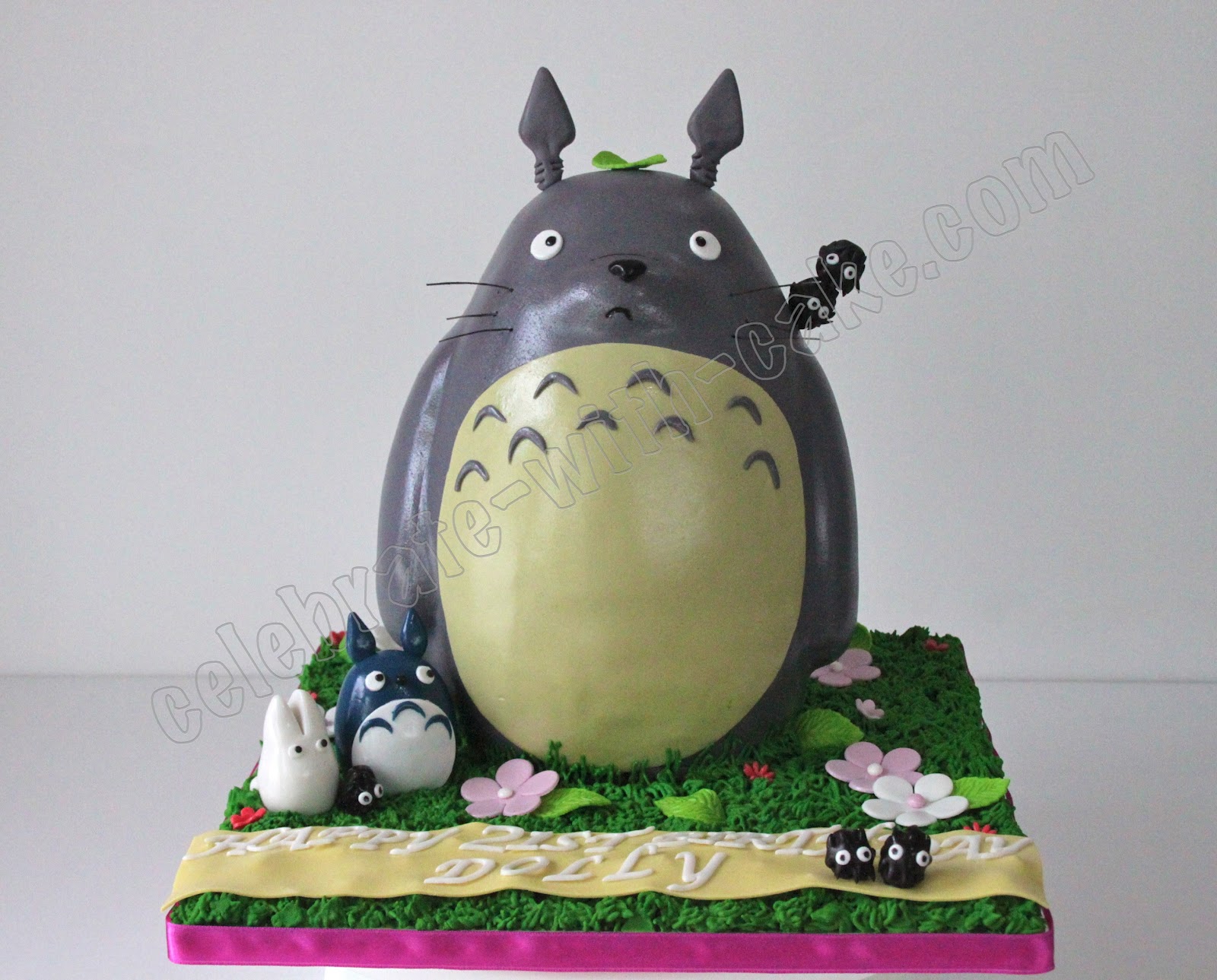 Celebrate With Cake Sculpted Totoro Cake