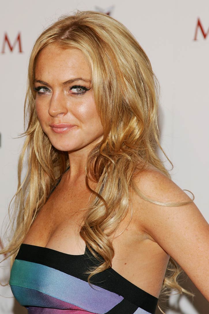 lindsay lohan maxim hot 100 party