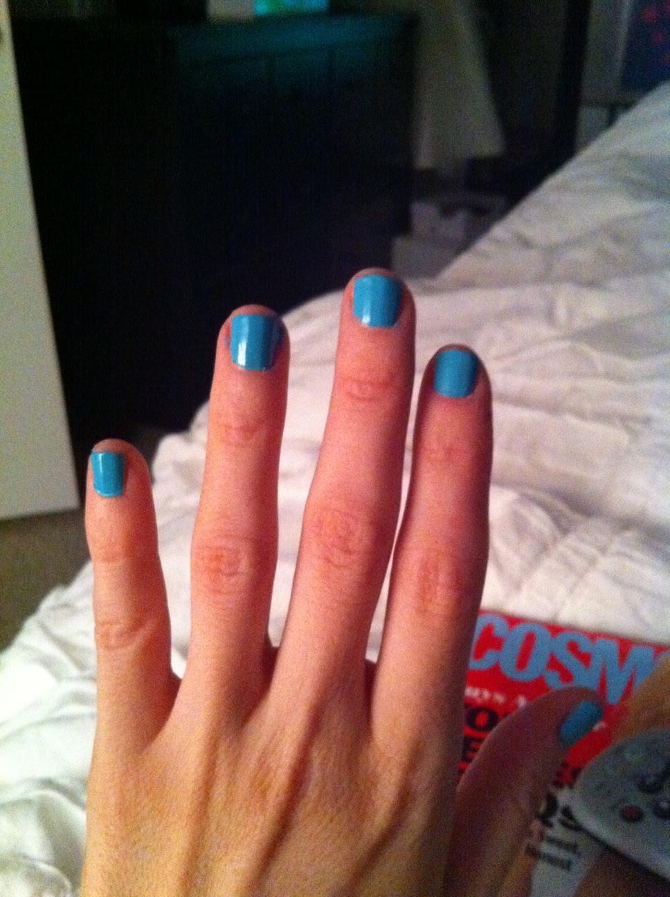 not a great color, worst nail polish to take off ever in my life...etc)