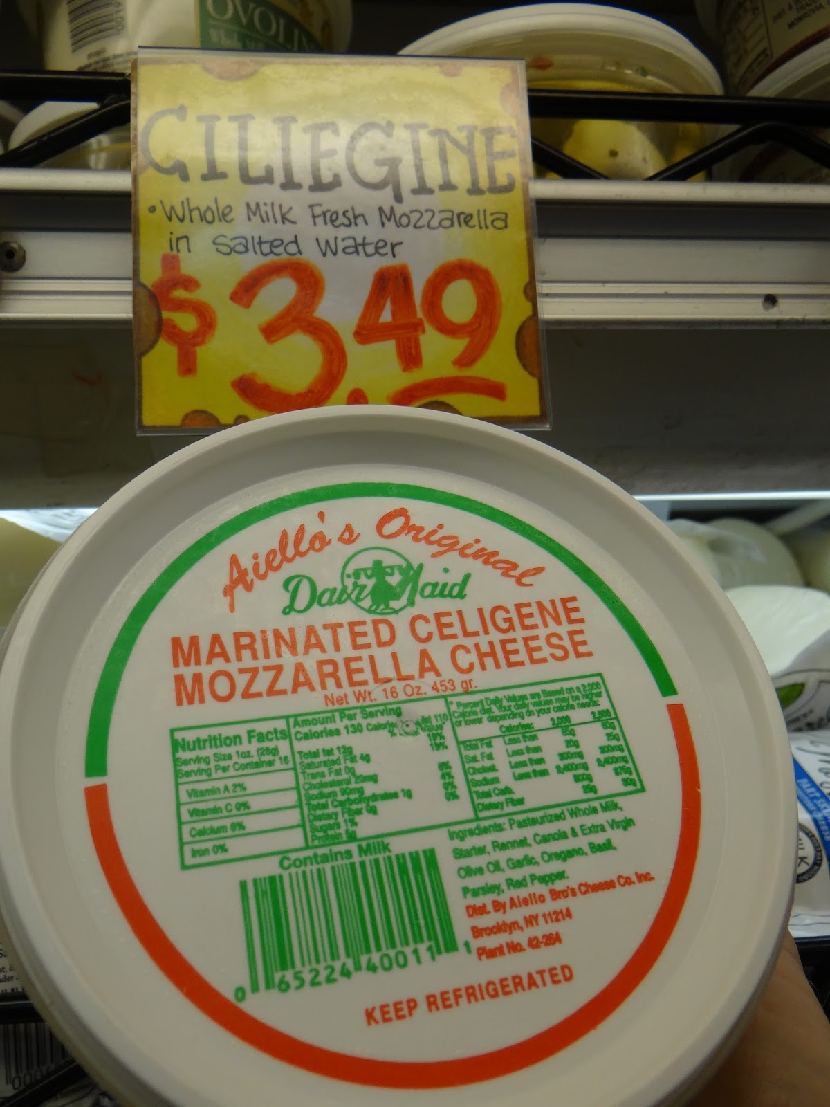 Trader Joe's 365 Day 166 Marinated Celigene Mozzarella Cheese