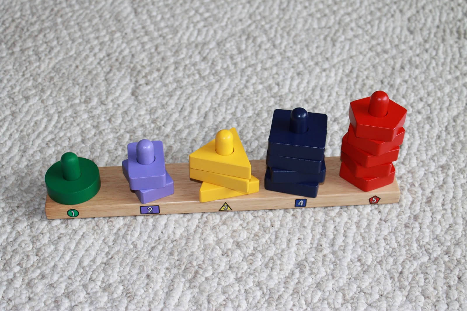 Montessori Beginnings On the shelves 12 and 16 months