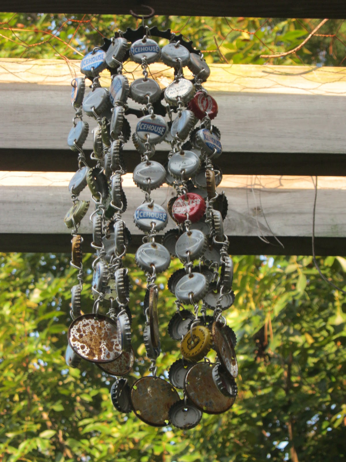 Trina is artsy fartsy How To Make a Bottle Cap Wind Chime