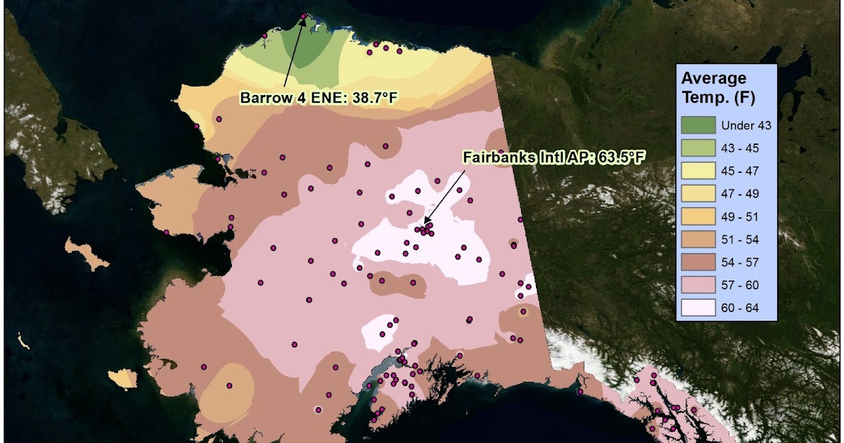Deep Cold Alaska Weather & Climate Fairbanks Wins Summer 2013