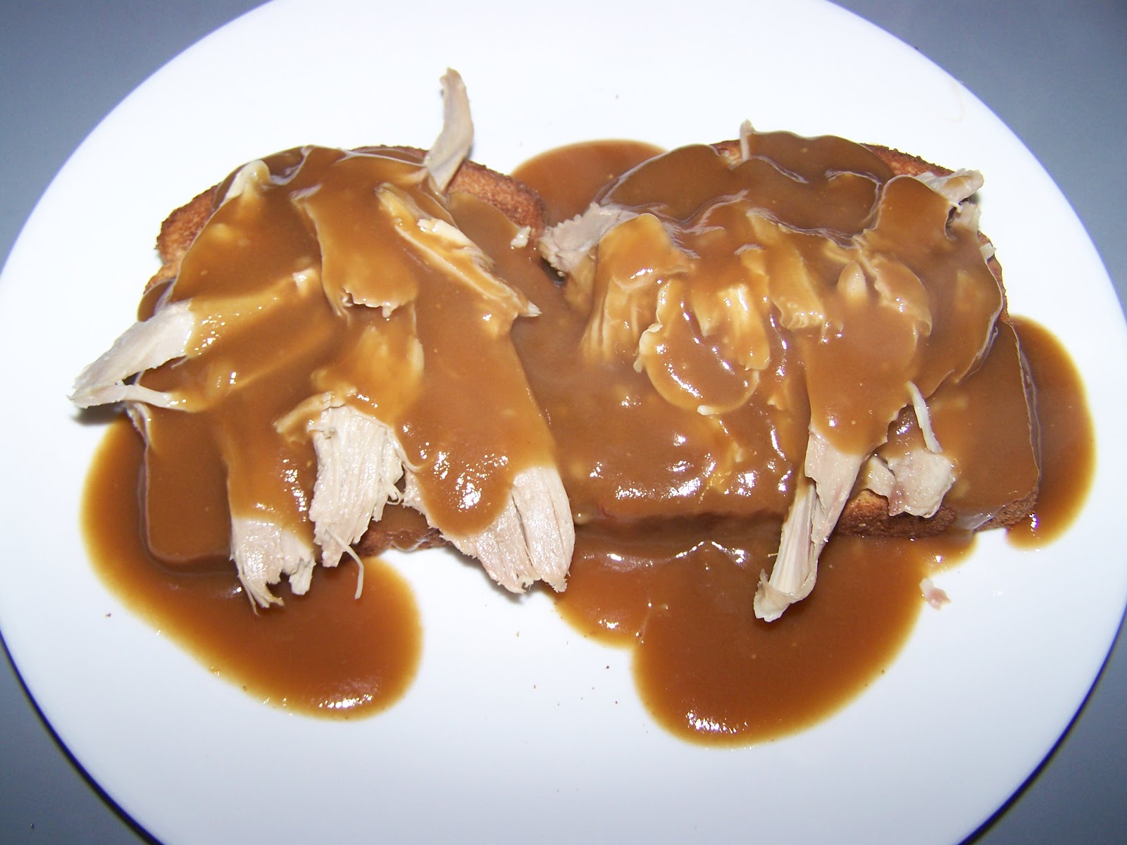 Man That Stuff Is Good! Open Faced Turkey Sandwiches From Leftovers