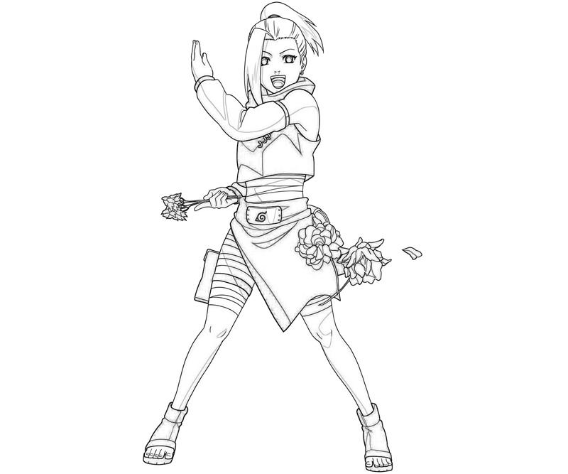 Naruto Ino Character Surfing