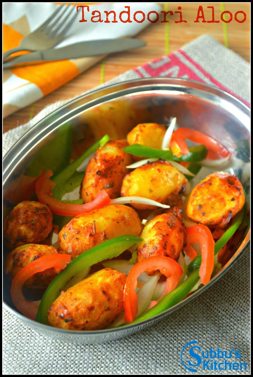 Tandoori Aloo | Baked Baby Potatoes Tandoori Aloo | Baked Baby Potatoes
