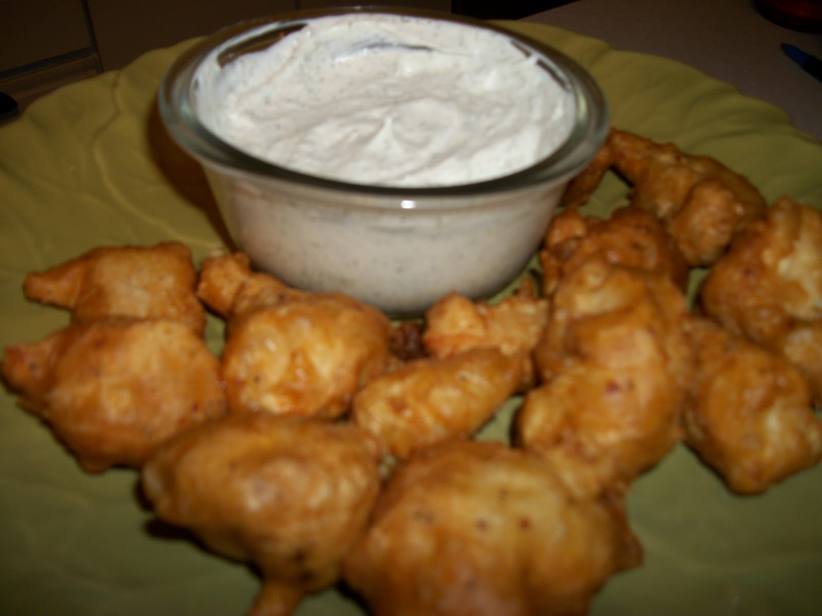 FoodThoughtsOfaChefWannabe Batter Dipped Chicken Nuggets (chunks or