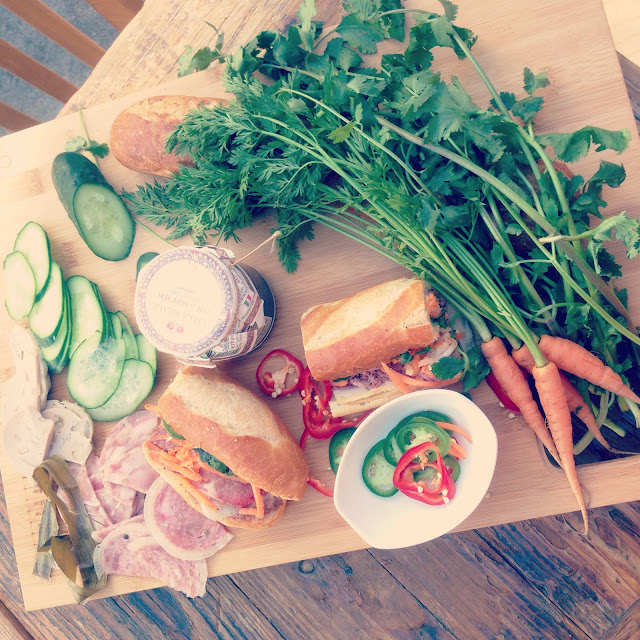 chandara creative food styling banh mi