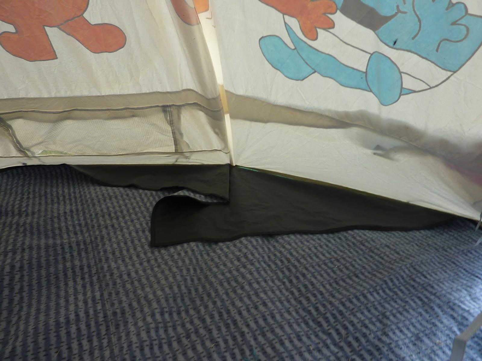 Make Do and Camp Finally.....My Own Bell Tent Carpet