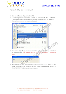 Renault Service Manual Renault Clip Setup Manual