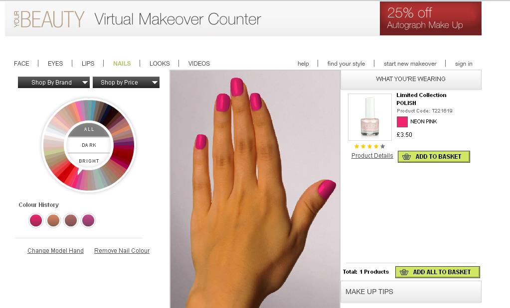 M&S Virtual Manicure The Sunday Girl