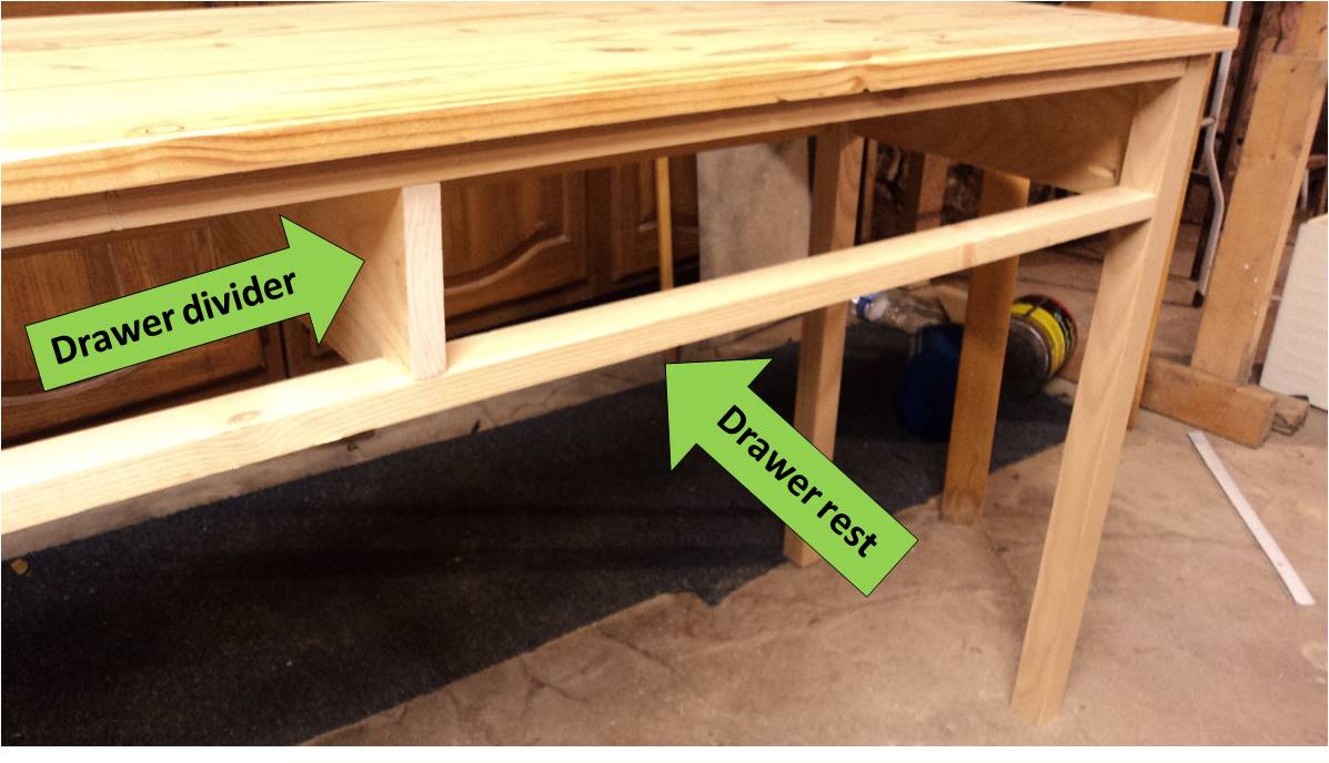 His and Hers DIY Desk Rick's Tutorial (As told by his wife).