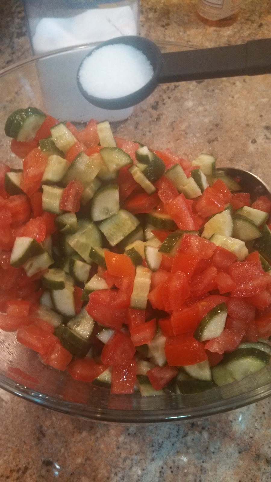 Cousins Cooking It Up Sumac Tomato Cucumber Salad