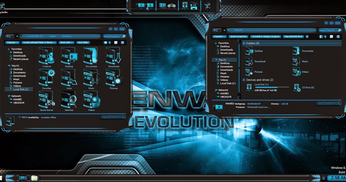 Tema Windows 7 Alienware