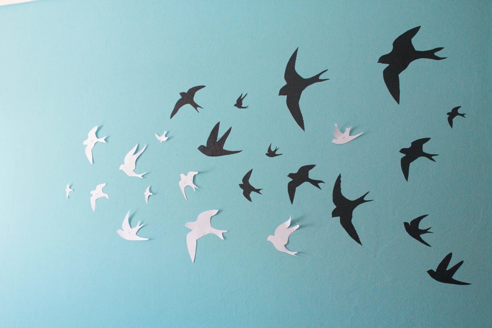 Curly Made Swallows Wall Decor