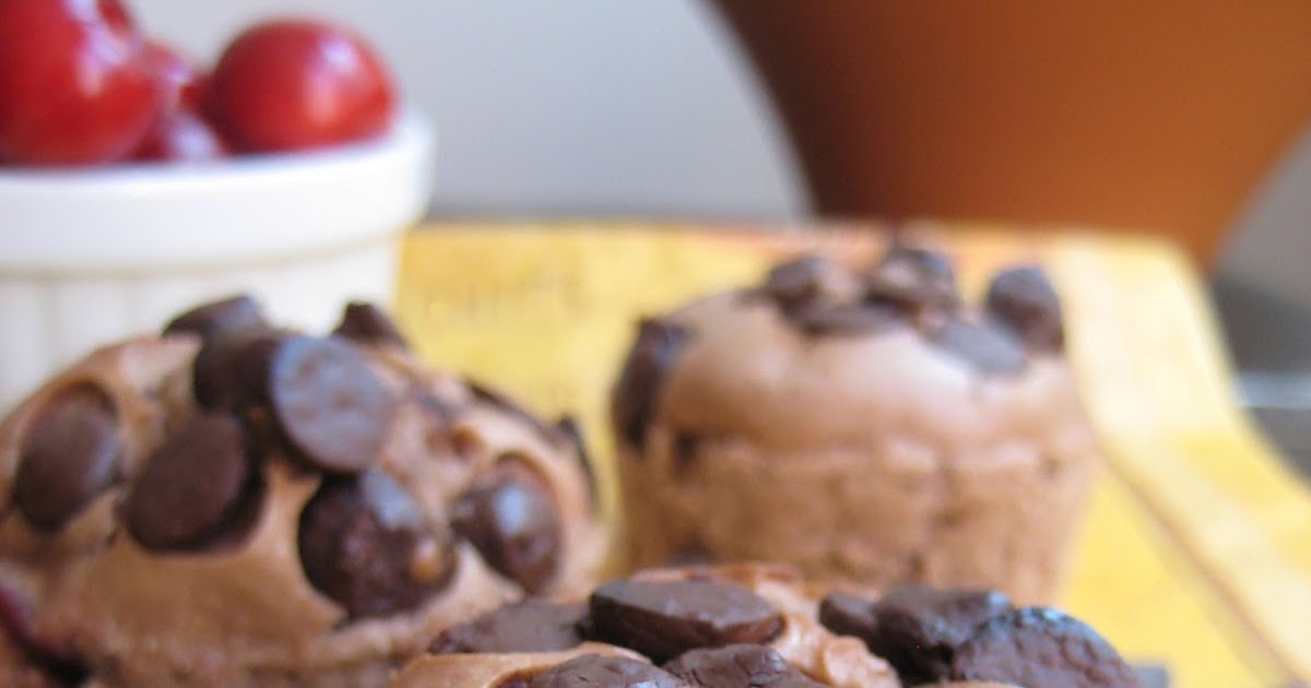 The Seasonal Cuisine Muffins de cereza con yogur y chocolate