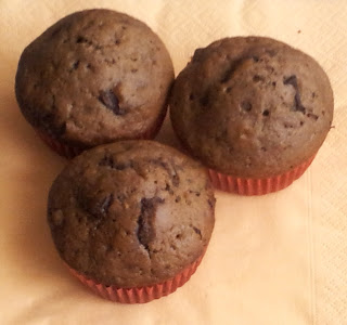 Chocolate chip muffins Chocolate chip muffins - muffinki z drobinkami czekolady