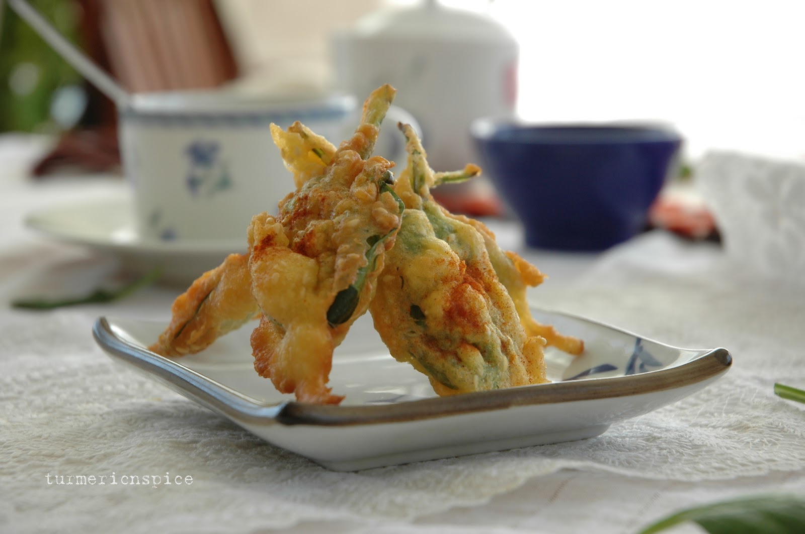 Turmeric n spice Baby spinach fritters