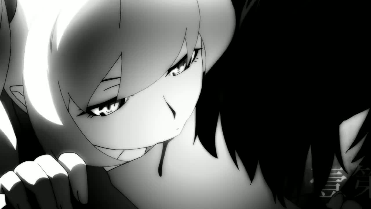 Anime Vampire Boy Bites Girl