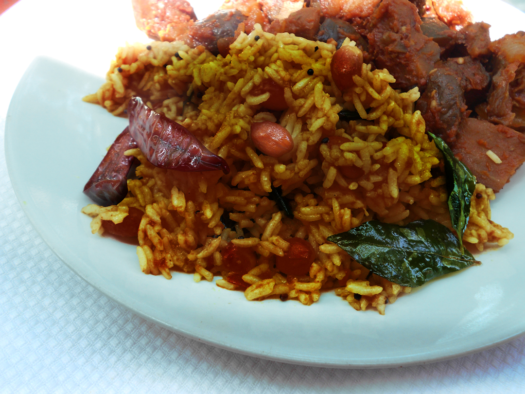 Vegetarian Yogini Tamarind Rice the Sweet, the Sour, the Crunchy, the