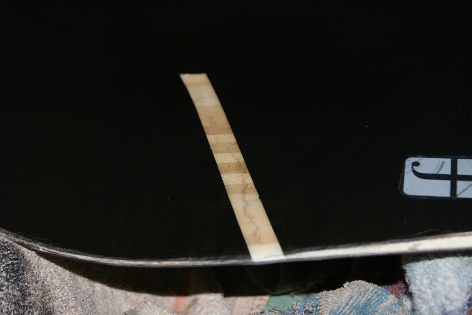 Cracked snowboard fix