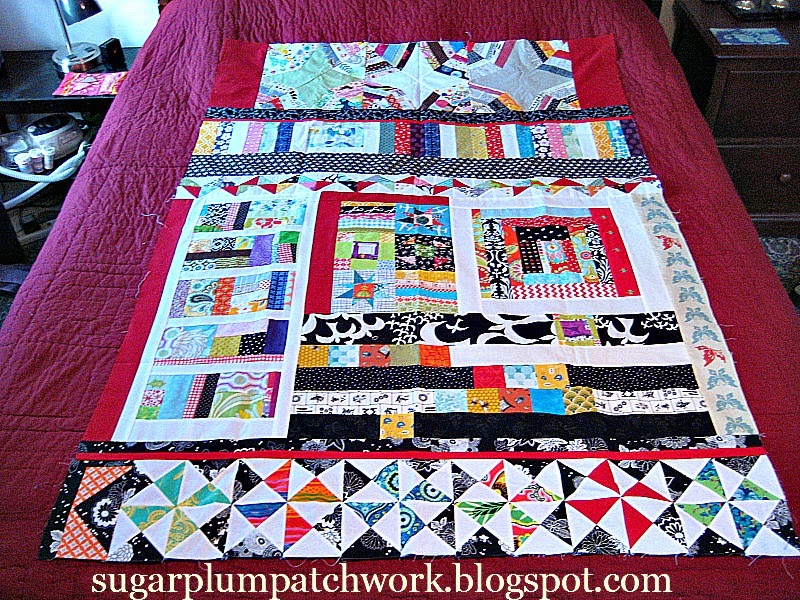 Sugarplum Patchwork Round Robin Quilt