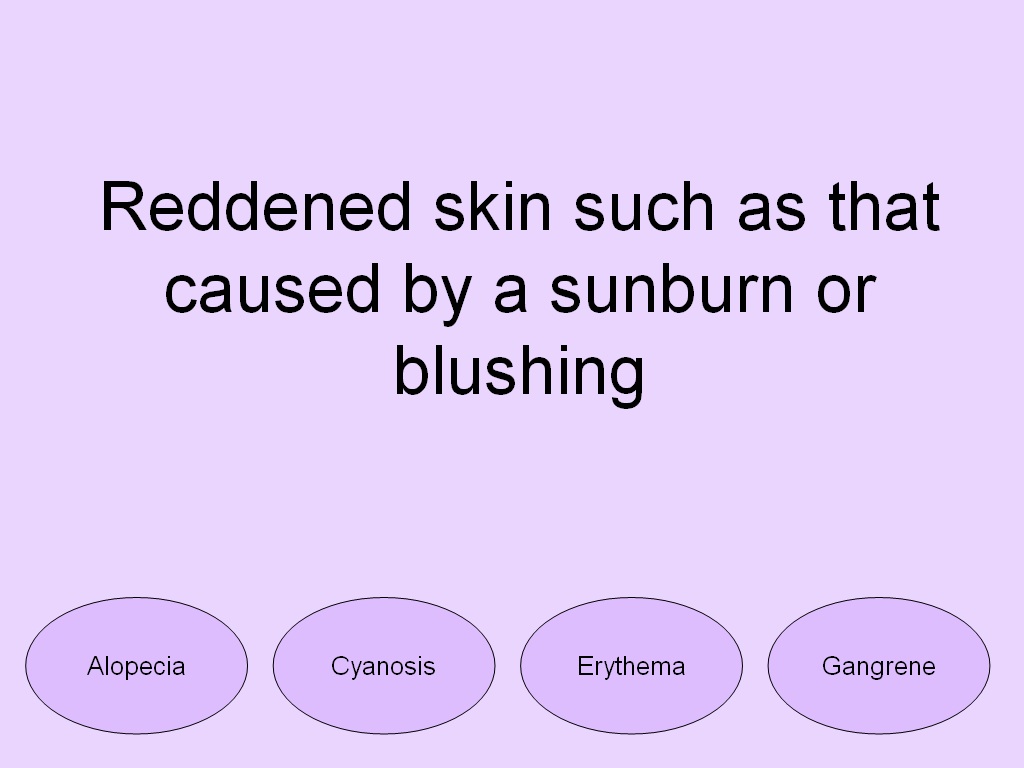 Student Survive 2 Thrive Free Medical Terminology Practice Test Skin