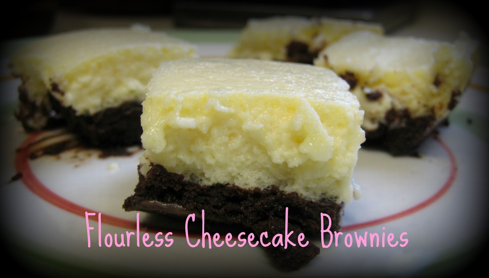 Flourless Cheesecake Brownies Flippin' Delicious