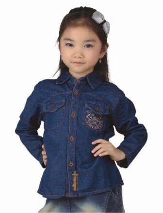 KEMEJA JEANS ANAK PEREMPUAN KEMEJA JEANS ANAK PEREMPUAN