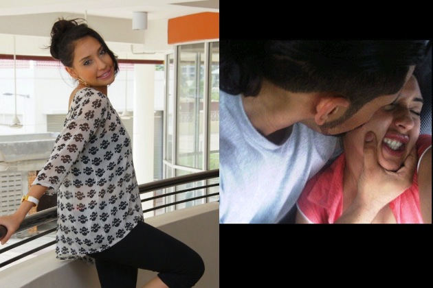 Zarina Anjoulie Lavocah Dicium Abang Tiri
