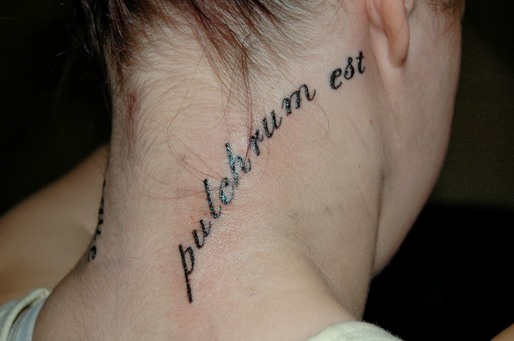 Neck Tattoos Designs For Women 2015