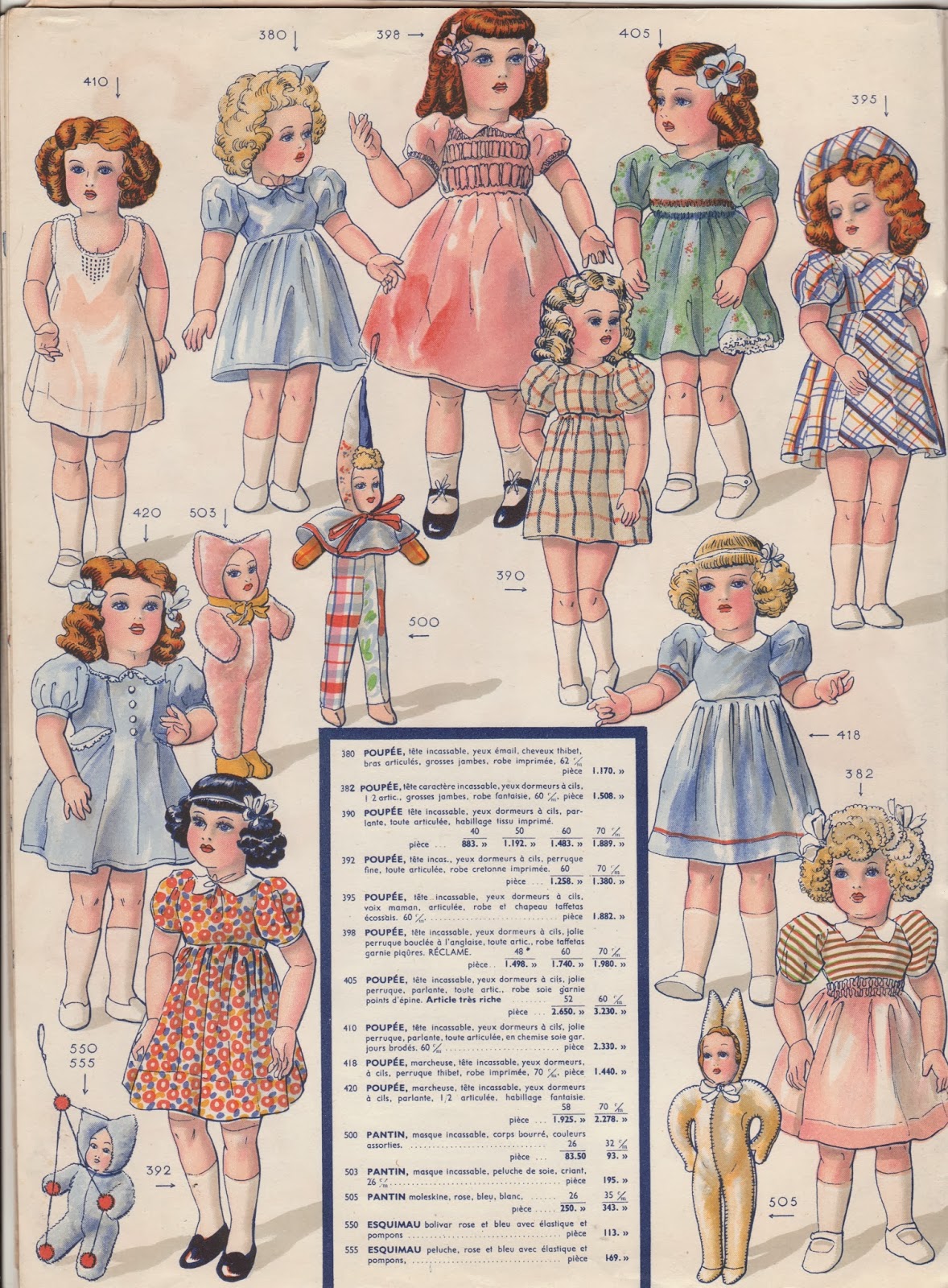 The Paper Collector Dolls from that French toy catalog