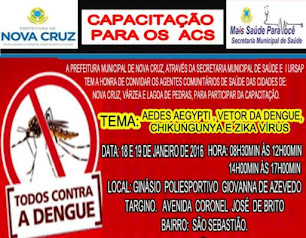 NOVA CRUZ NA LUTA CONTRA O MOSQUITO!