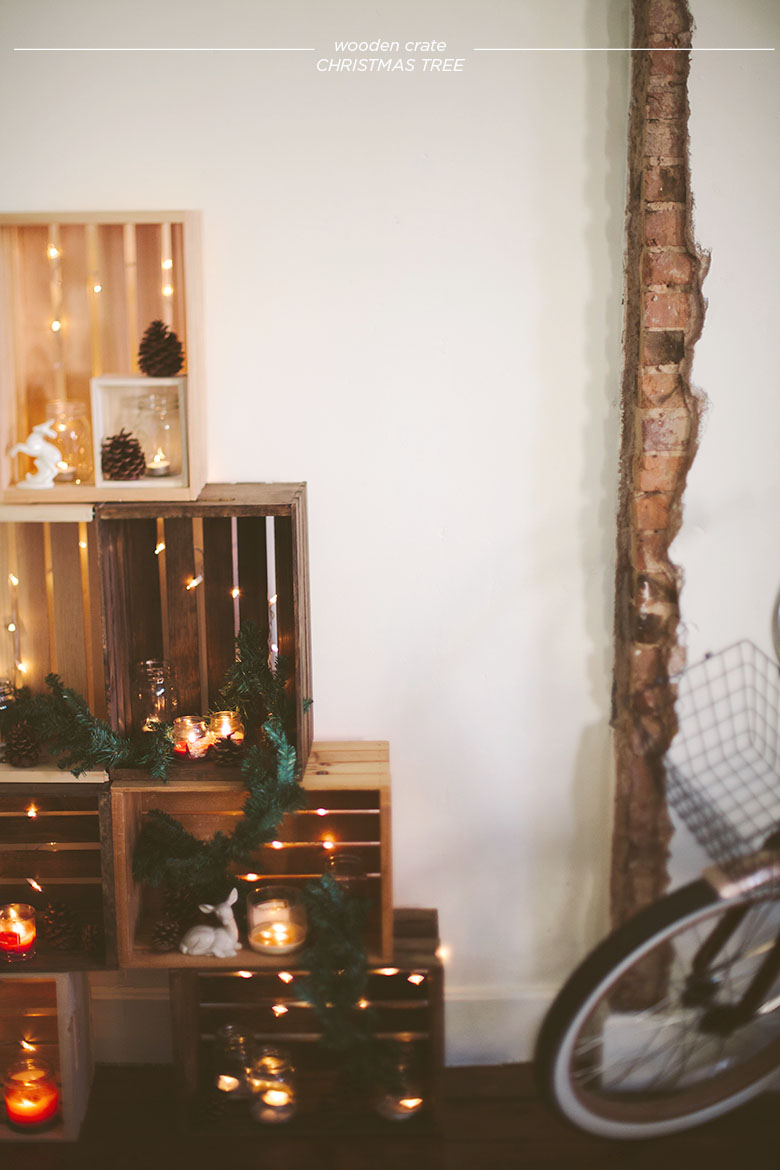 Sincerely, Kinsey Wooden Crate Christmas Tree