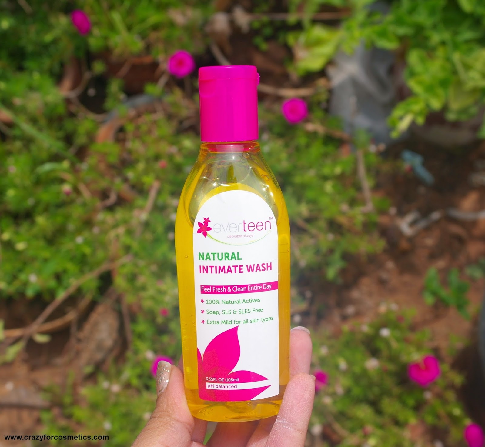 Now stay hygienic all time with Everteen Natural intimate Wash Review
