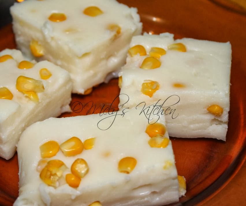 Mely's kitchen Maja Blanca with Corn