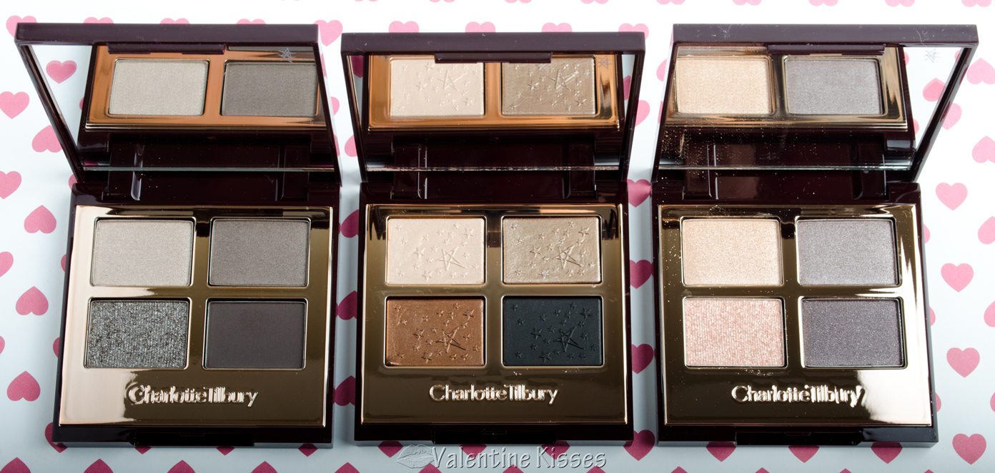Valentine Kisses: Charlotte Tilbury Luxury Palette Shadow Quads: The Rock  Chick, Fallen Angel (limited edition), The Uptown Girl