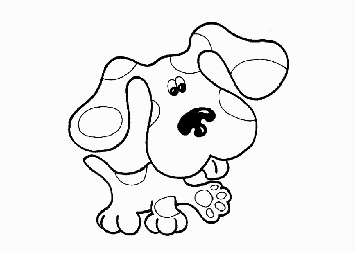 Blues Clues Coloring Page Blues Clues Coloring Page