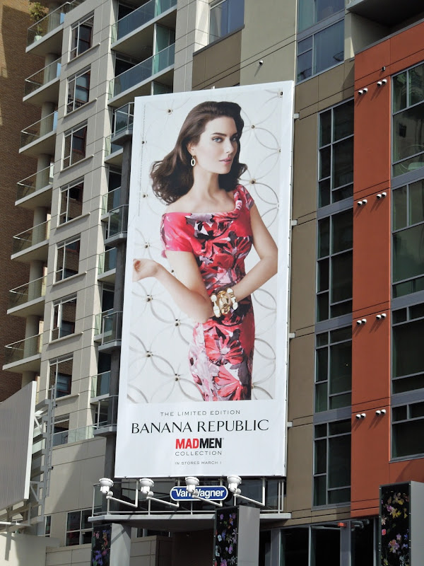 Banana Republic Mad Men 2012 billboard