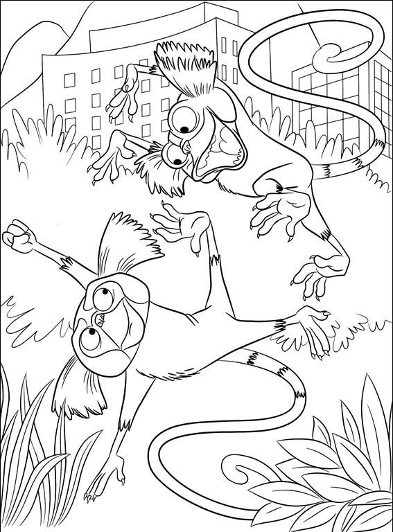 Kids Under 7 Rio Coloring Pages